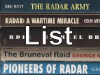 link to List of radar books